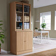 TONSTAD storage comb w sliding glass doors