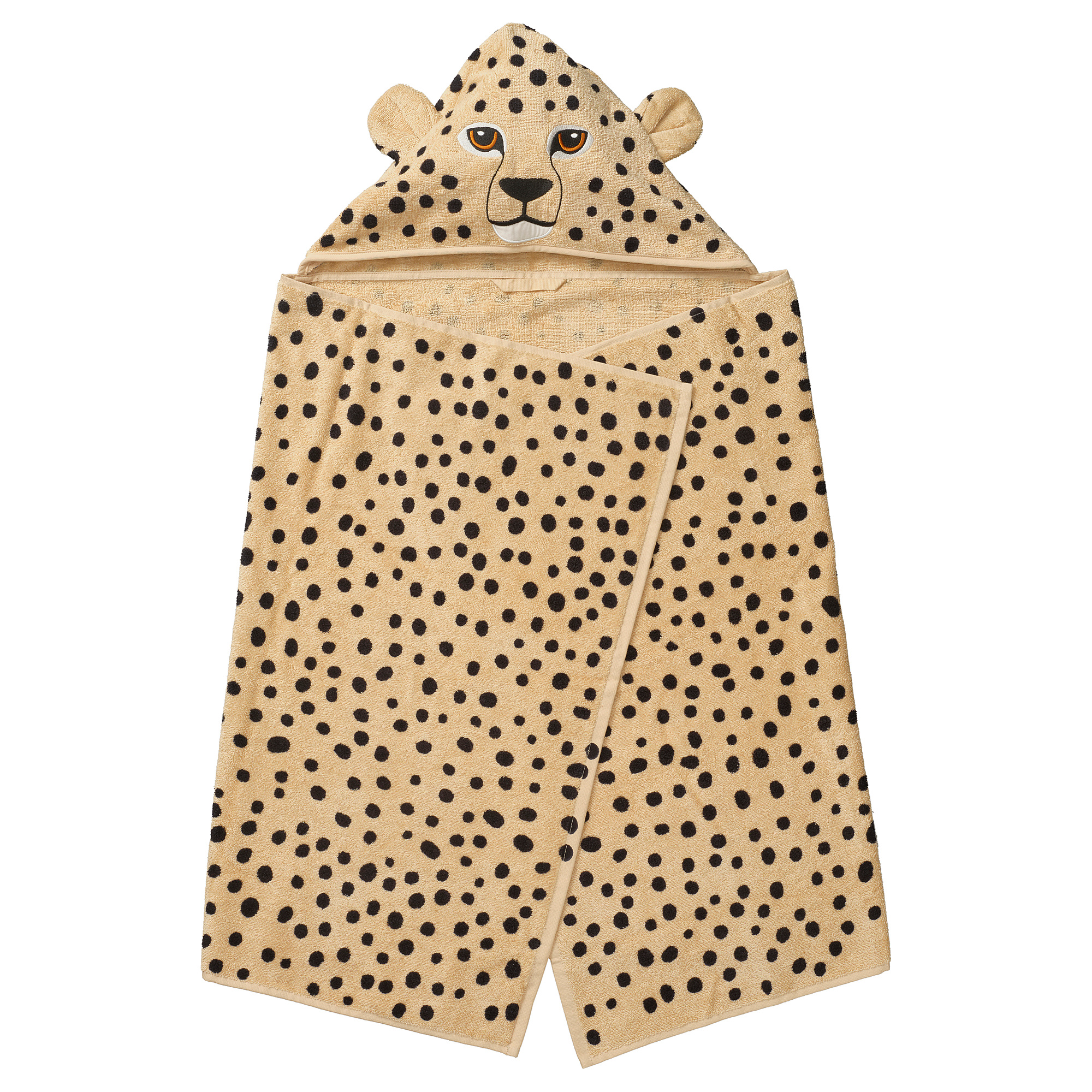 SANDLÖPARE towel with hood
