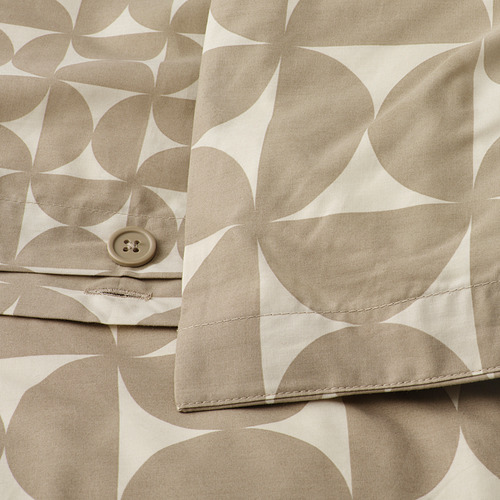 ÄNGSNEJLIKA duvet cover and 2 pillowcases