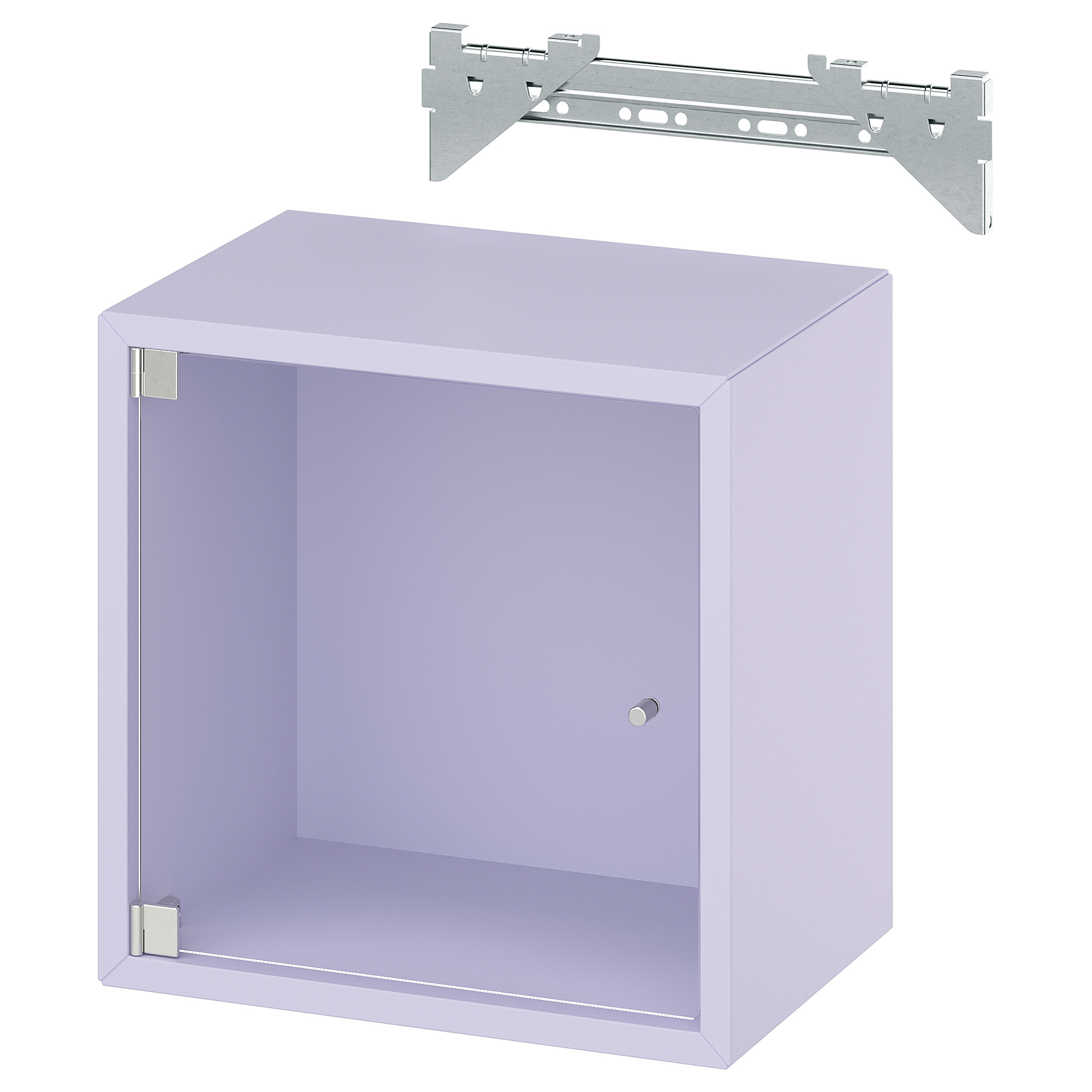EKET wall cabinet with glass door