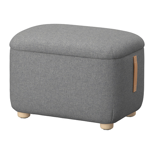 OSKARSHAMN footstool with storage