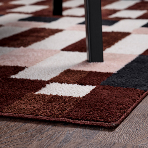 MARKBLÅMME rug, low pile