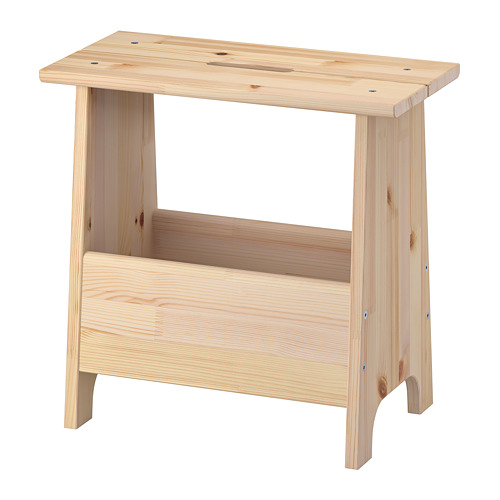 PERJOHAN stool with storage