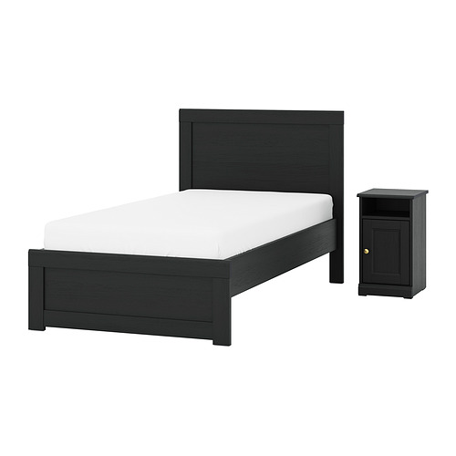FÅGELFJÄLLET - bedroom furniture, set of 2, black oak effect, Single | IKEA Hong Kong and Macau - E1012871_S4