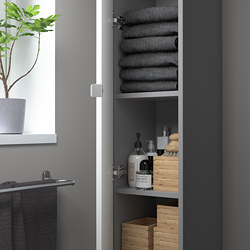 ENHET - 高櫃連4層板/門, 白色/橡木紋 | IKEA 香港及澳門 - PE773241_S3