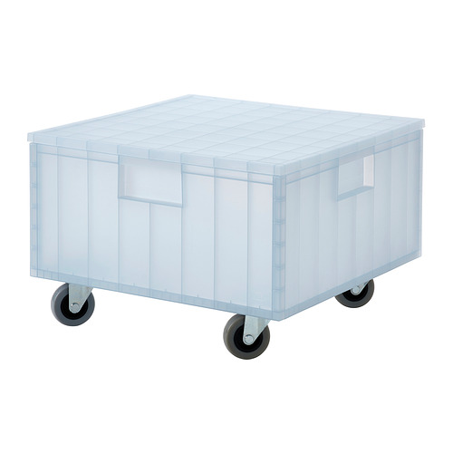 PANSARTAX box with castors and lid