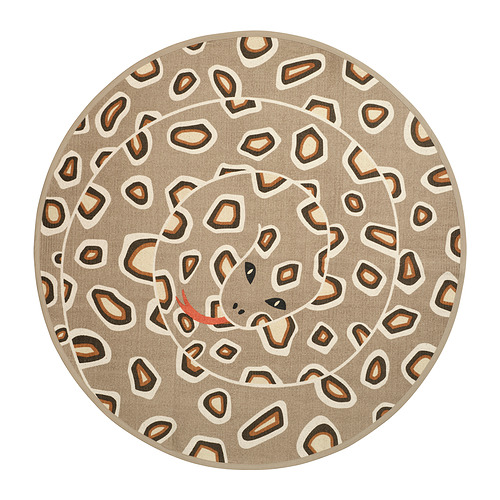 SANDLÖPARE - 平織地氈, 淺褐色/蛇, 100 厘米 | IKEA 香港及澳門 - PE976646_S4