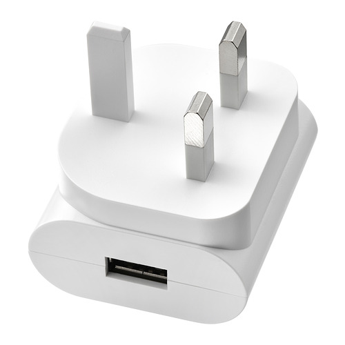 SMÅHAGEL 1-port USB charger