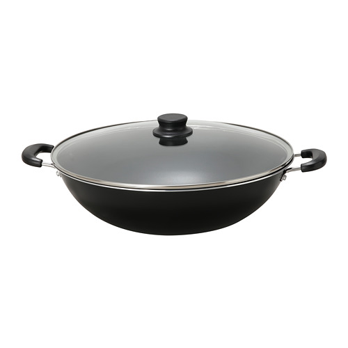 TOLERANT - wok with lid, non-stick coating, 40 cm | IKEA Hong Kong and Macau - PE688674_S4