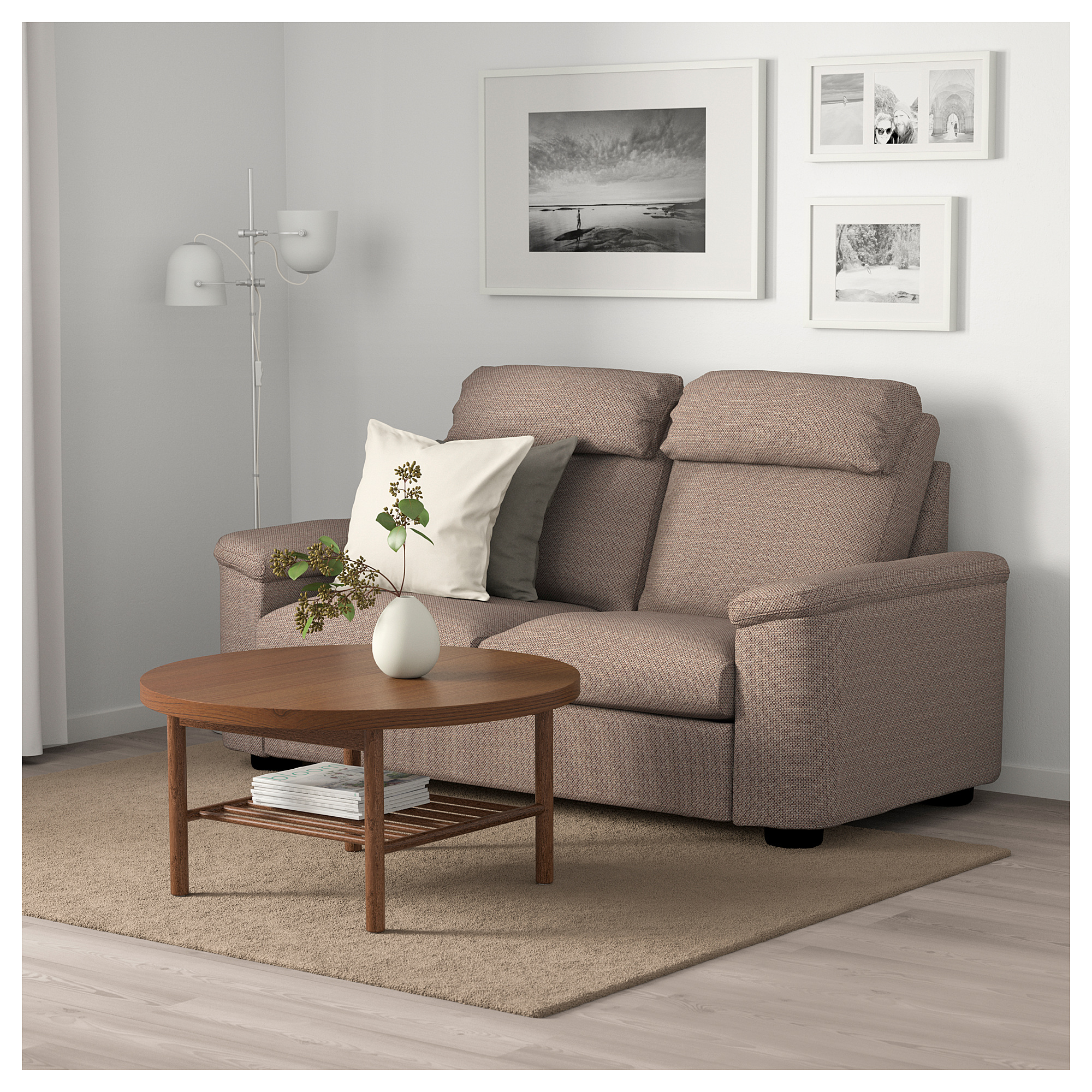 LIDHULT 2seat sofa, Lejde beige/brown IKEA Hong Kong and Macau