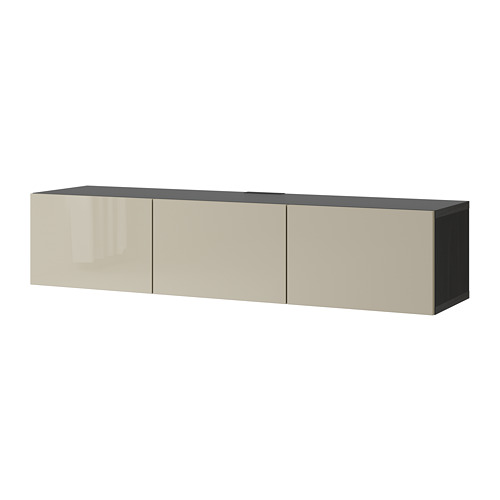 BESTÅ TV bench with doors