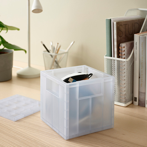 PANSARTAX storage box with lid