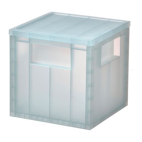 PANSARTAX storage box with lid