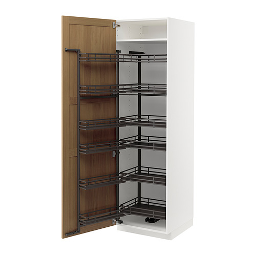 METOD high cabinet with pull-out larder