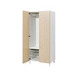PLATSA wardrobe with 2 doors