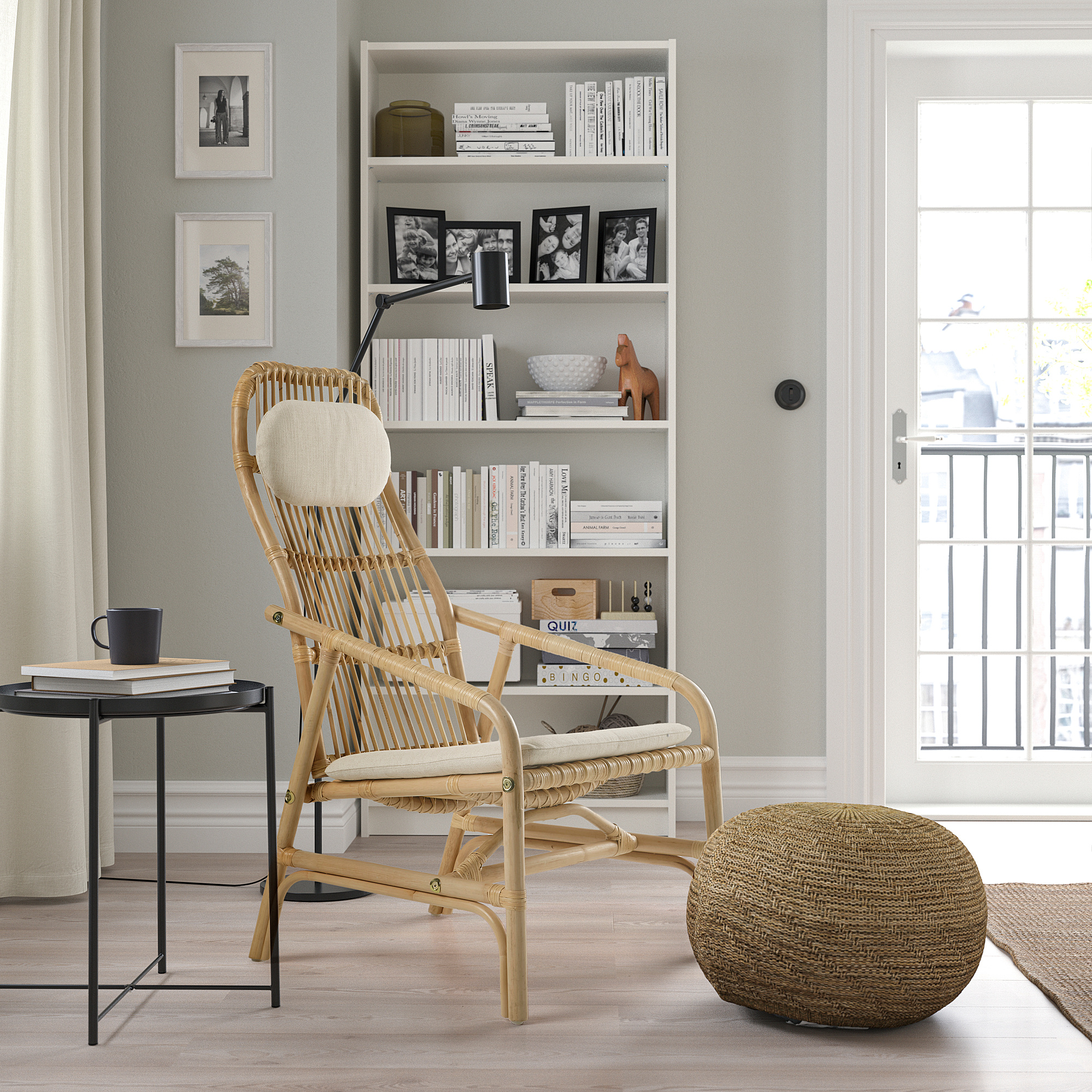 SALNÖ/GRYTTOM armchair with cushion