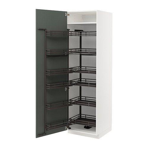 METOD high cabinet with pull-out larder