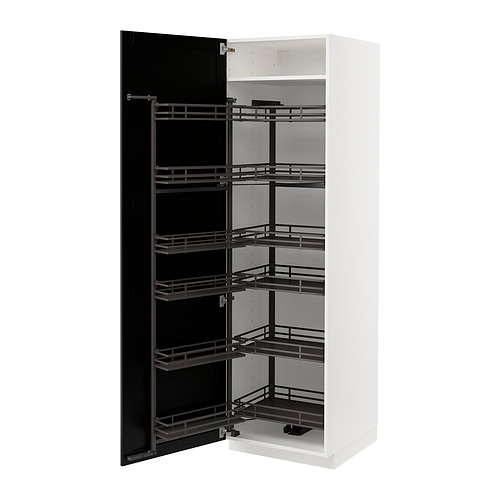 METOD high cabinet with pull-out larder