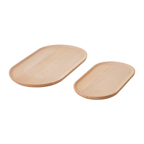 SMÖRLING serving tray, set of 2