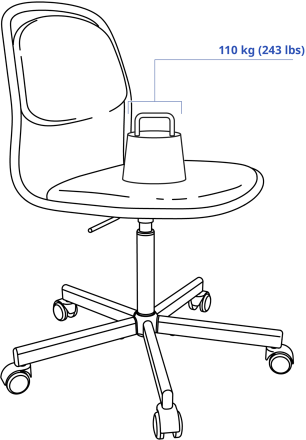 ÖRFJÄLL swivel chair