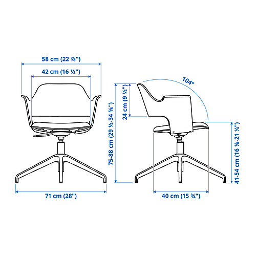 FJÄLLBERGET 會議椅