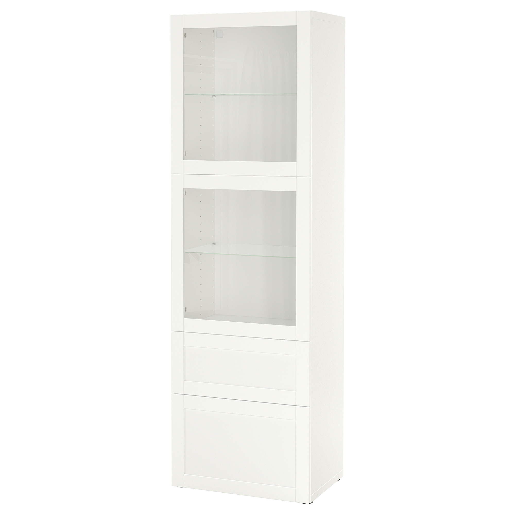 BESTÅ storage combination w glass doors