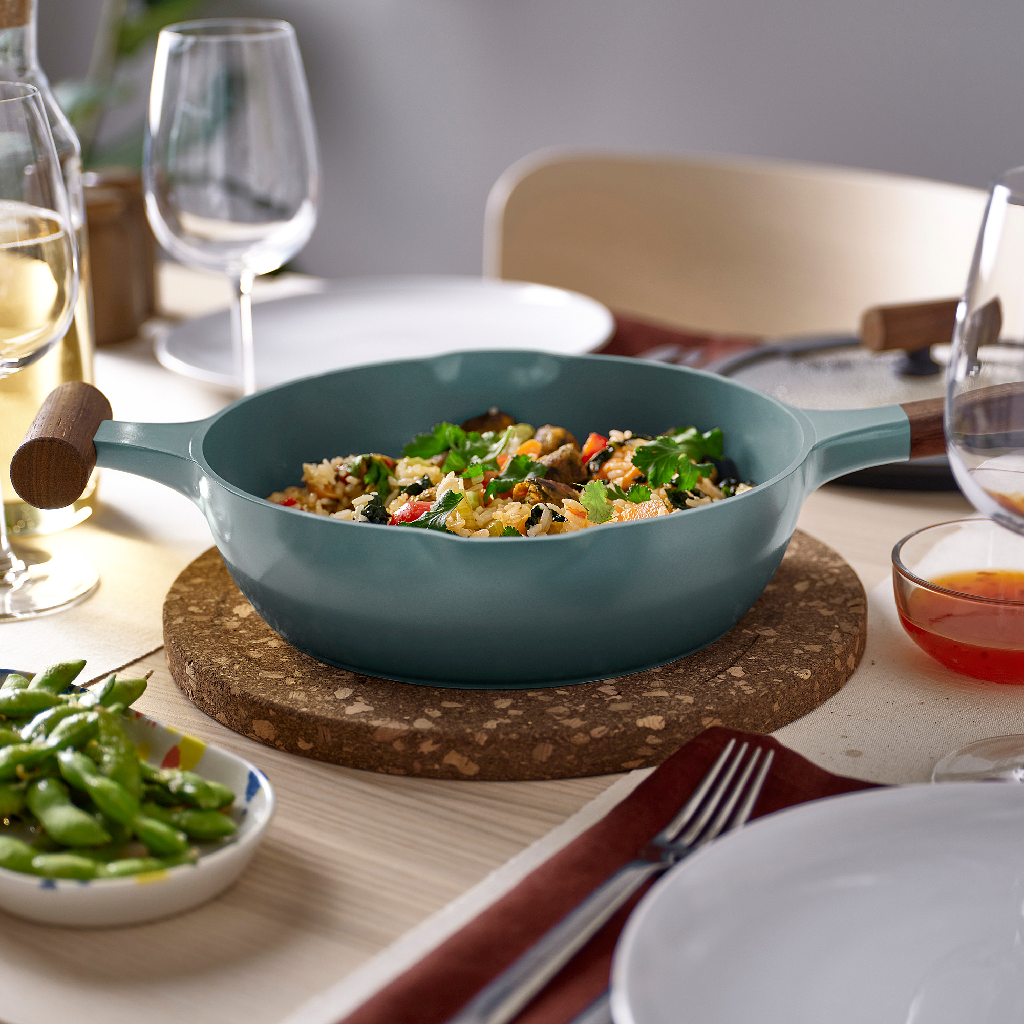 KLIPPFISK sauté pan with lid