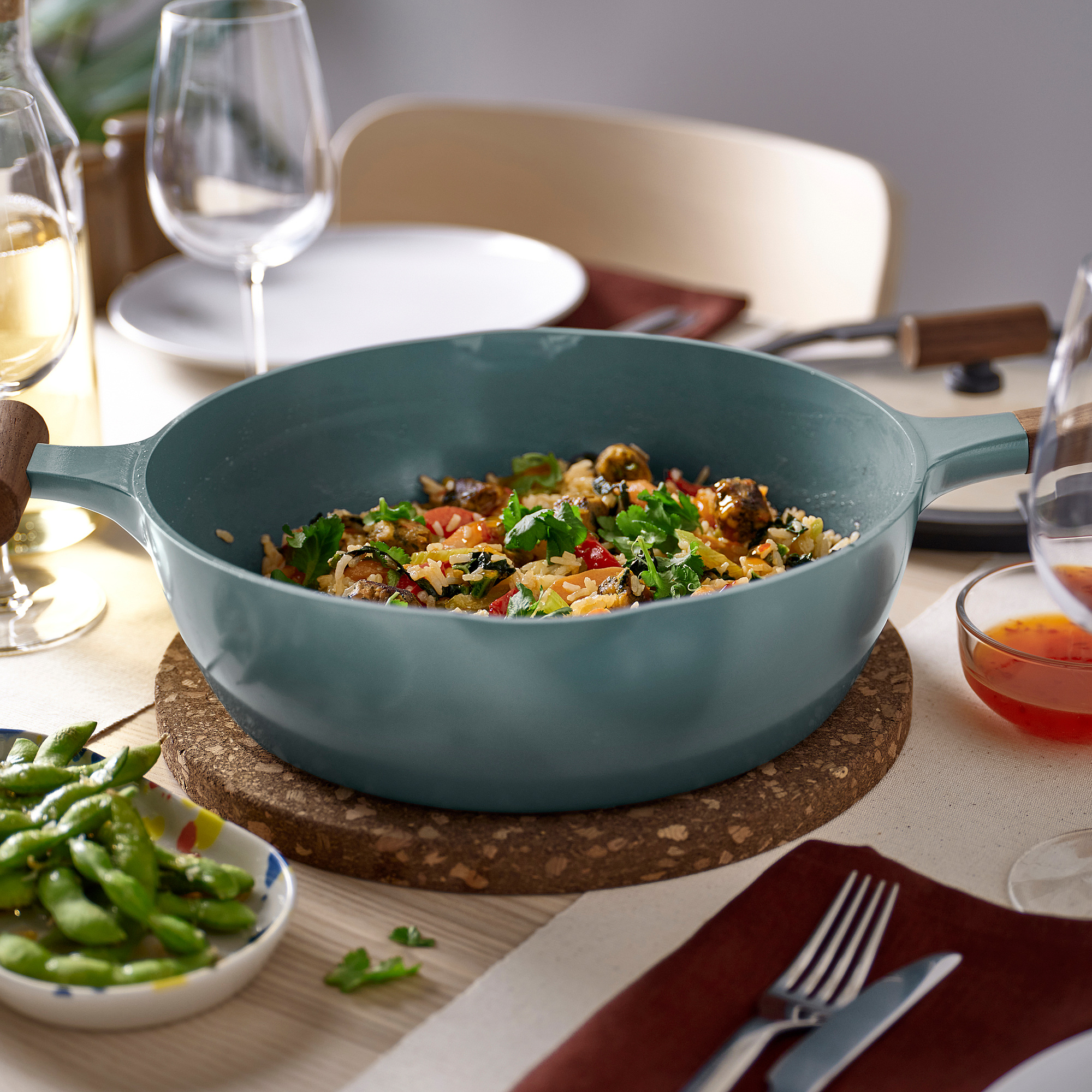 KLIPPFISK sauté pan with lid