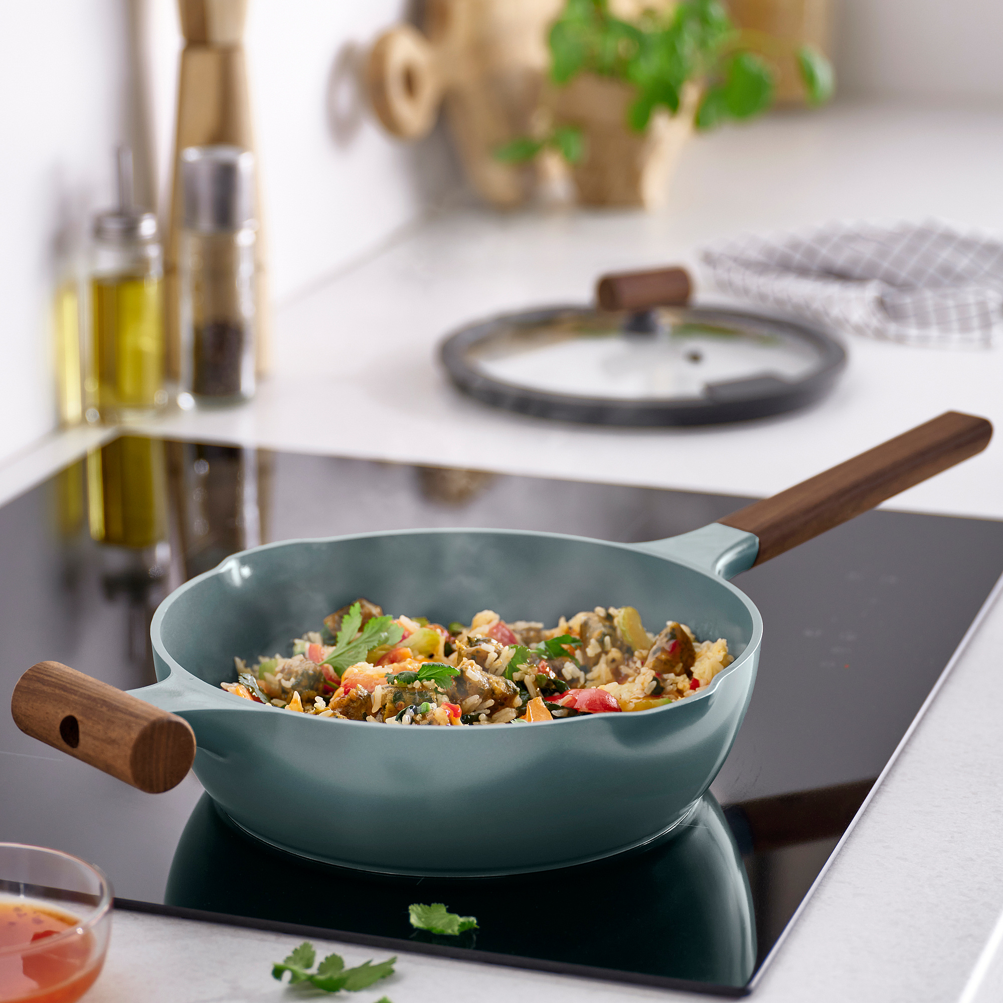 KLIPPFISK sauté pan with lid