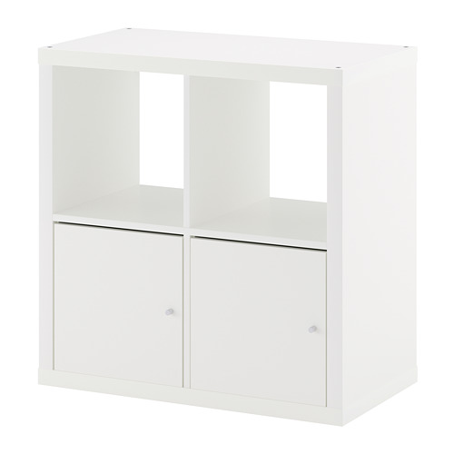 KALLAX shelving unit with doors