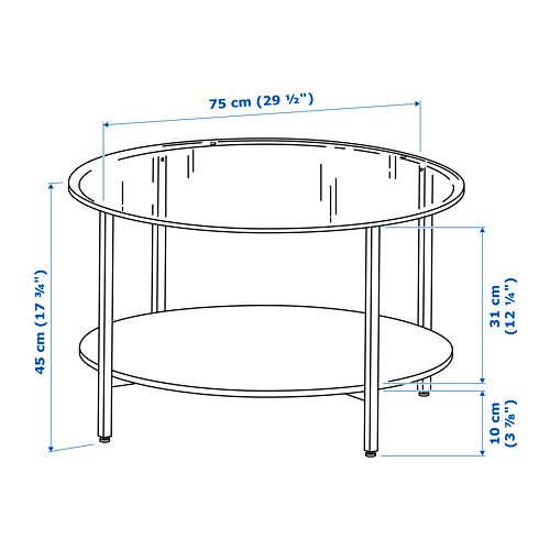 VITTSJÖ coffee table