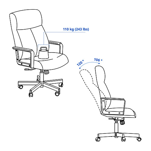 MILLBERGET 旋轉椅