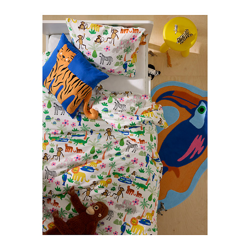NATTHÄGER duvet cover and pillowcase