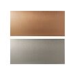 double sided brushed copper effect/stainless steel
