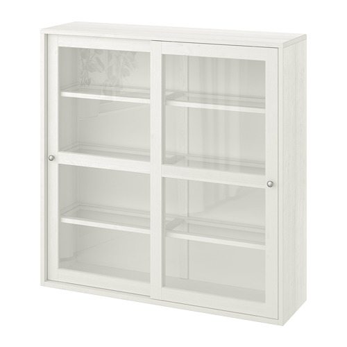 HAVSTA glass-door cabinet