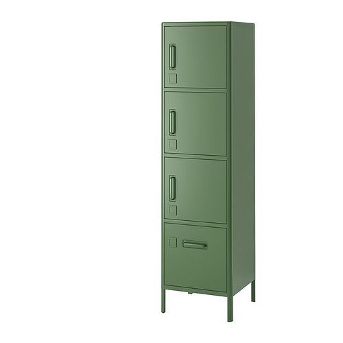 IDÅSEN high cabinet with drawer and doors