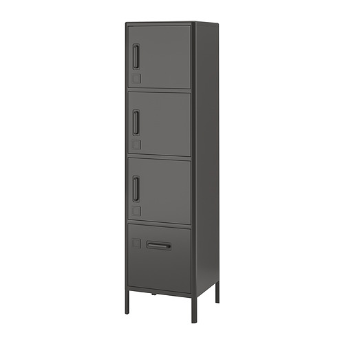 IDÅSEN high cabinet with drawer and doors