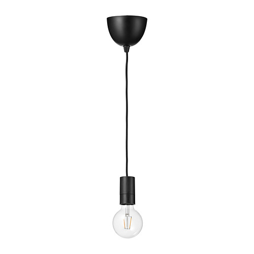 LUNNOM/SUNNEBY pendant lamp with light bulb