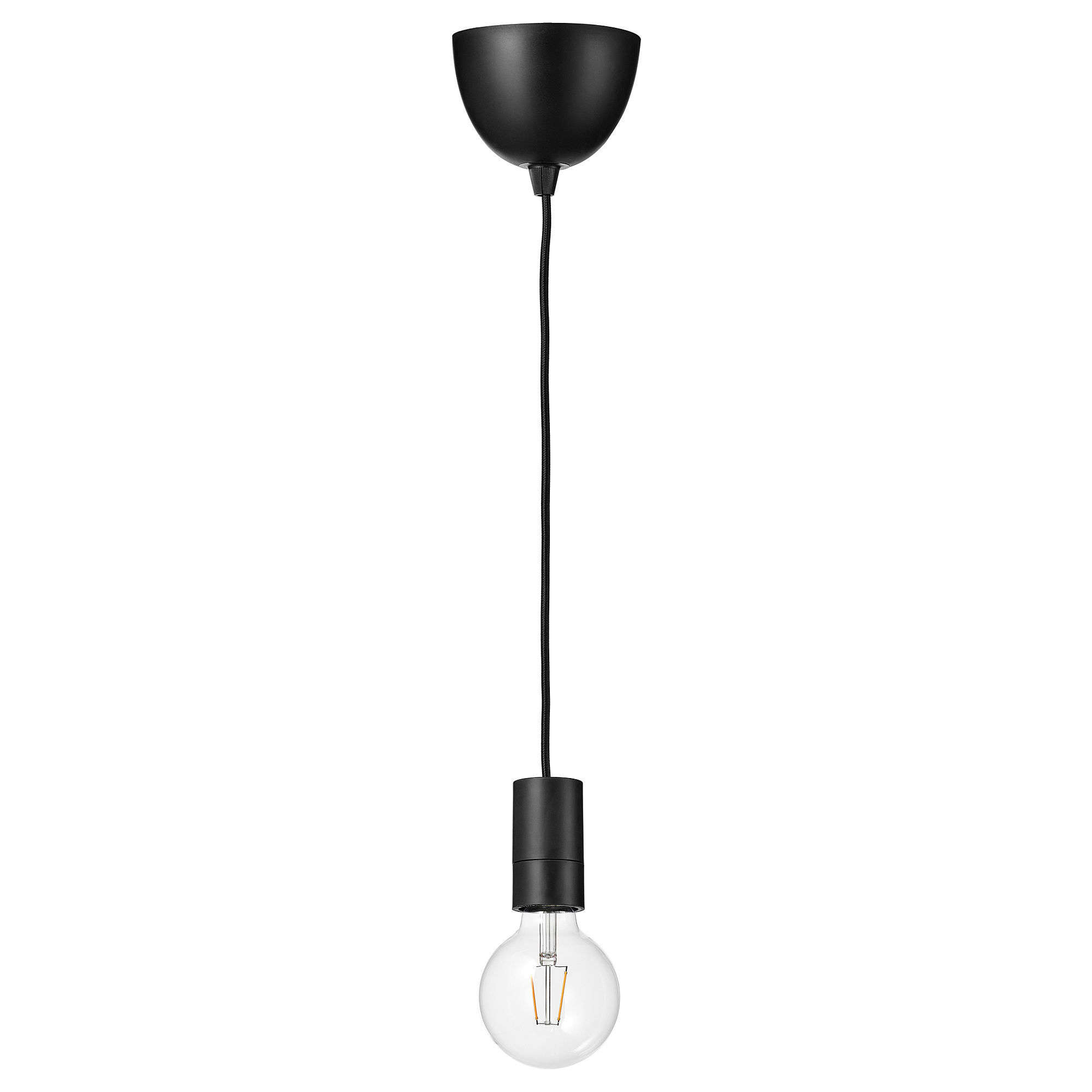 LUNNOM/SUNNEBY pendant lamp with light bulb