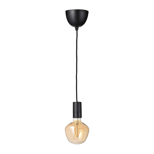 MOLNART/SUNNEBY pendant lamp with light bulb