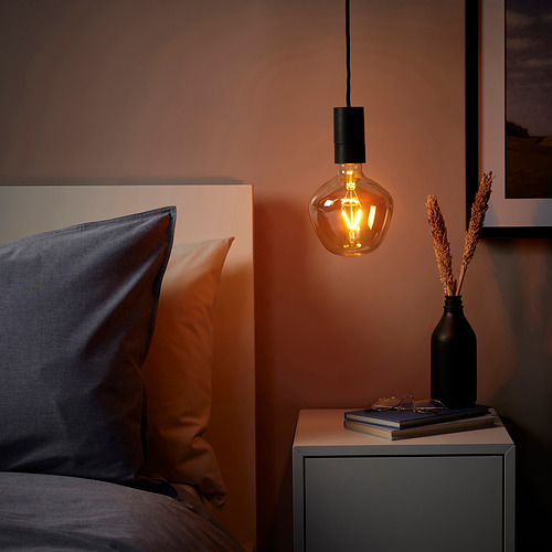 MOLNART/SUNNEBY pendant lamp with light bulb