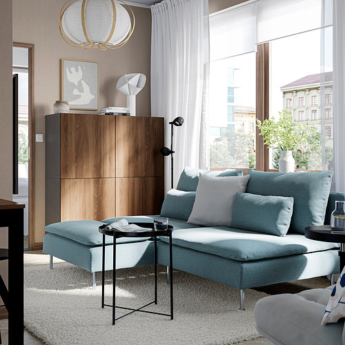 SÖDERHAMN 2-seat sofa with chaise longue