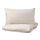 NATTJASMIN - 被套連2個枕袋, 淺米黃色 | IKEA 香港及澳門 - PE732613_S1