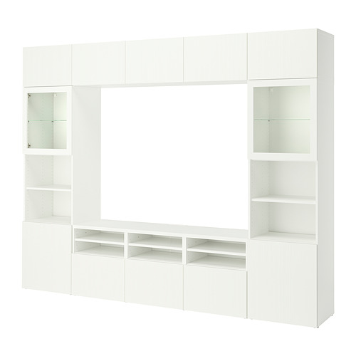 BESTÅ 電視貯物組合/玻璃門