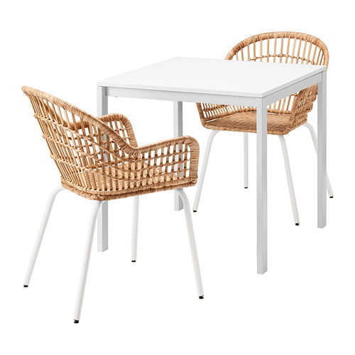 MELLTORP/NILSOVE table and 2 chairs