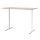 TROTTEN - 升降式書檯, 160x80 cm, 米黃色/白色 | IKEA 香港及澳門 - PE831988_S1