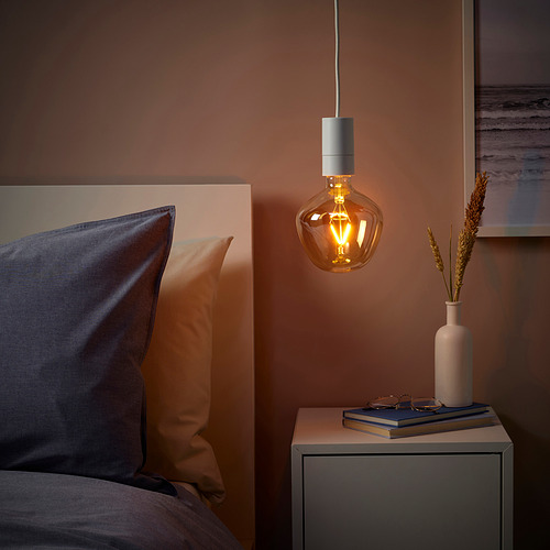 MOLNART/SUNNEBY pendant lamp with light bulb