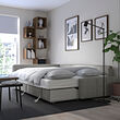 KLAGSHAMN/FRIHETEN corner sofa-bed with storage