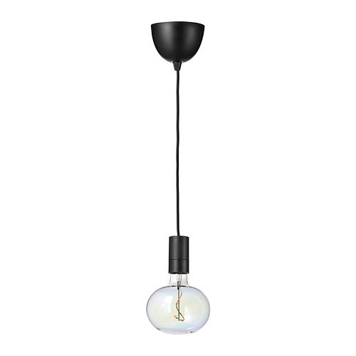 MOLNART/SUNNEBY pendant lamp with light bulb