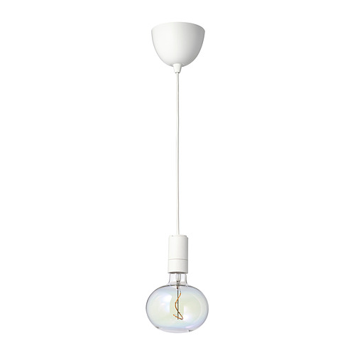 MOLNART/SUNNEBY pendant lamp with light bulb